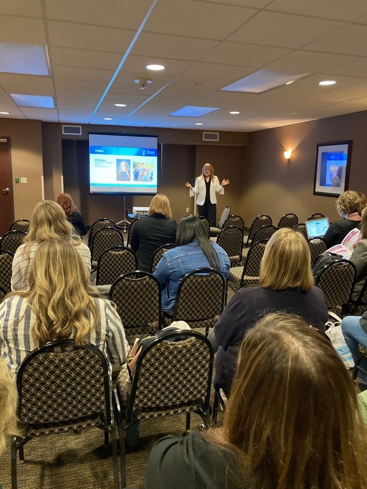 Thank you Kristin Bogner, NASSP Social Media Specialist, for presenting at our Women's Leadership Summit! #WLS23 <a href="/NASSP/">National Assoc. of Secondary School Principals</a>
