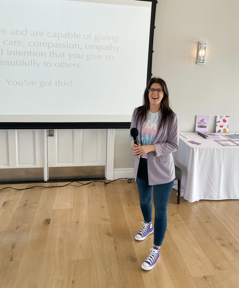 Loved speaking today at @IAMETFOHalton's Women's Empowerment Conference to support teachers to prioritize themselves, create realistic wellness routines, and build their self-care toolkit!