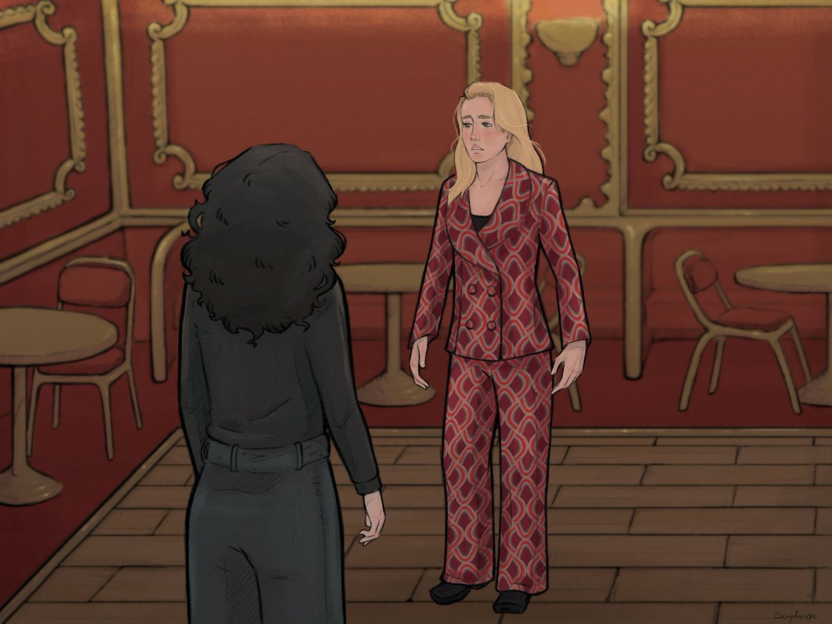 SaphronArt's tweet photo. Another 2 frames for @VEFlipbook 

Did I put 2x less effort in the second, just to like it 2x more? Yes, I did. Will I learn from it? Probably no!
#killingeve #veflipbook https://t.co/uJKDx9wiPZ