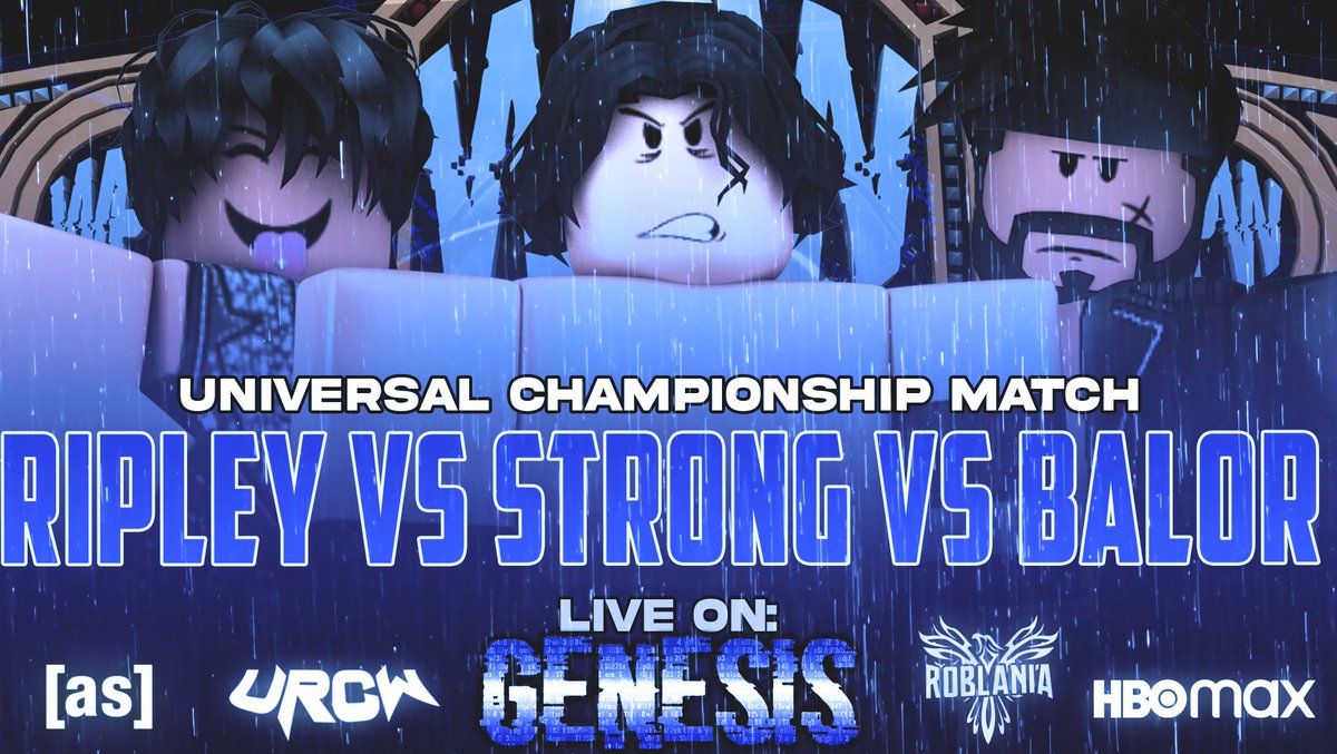 WPWMedia's tweet photo. THURSDAY!
A NEW UNIVERSAL Champion will be crowned when 3 of WPW's top stars battle it out in a TRIPLE THREAT, FIRST TO 3 FALLS for the CHAMPIONSHIP when @psychojoyy, @AlexDoesStuff &' @Codyxvi1 battle in the OPENING MATCH!
#WPWGenesis https://t.co/HihSDQPPPd