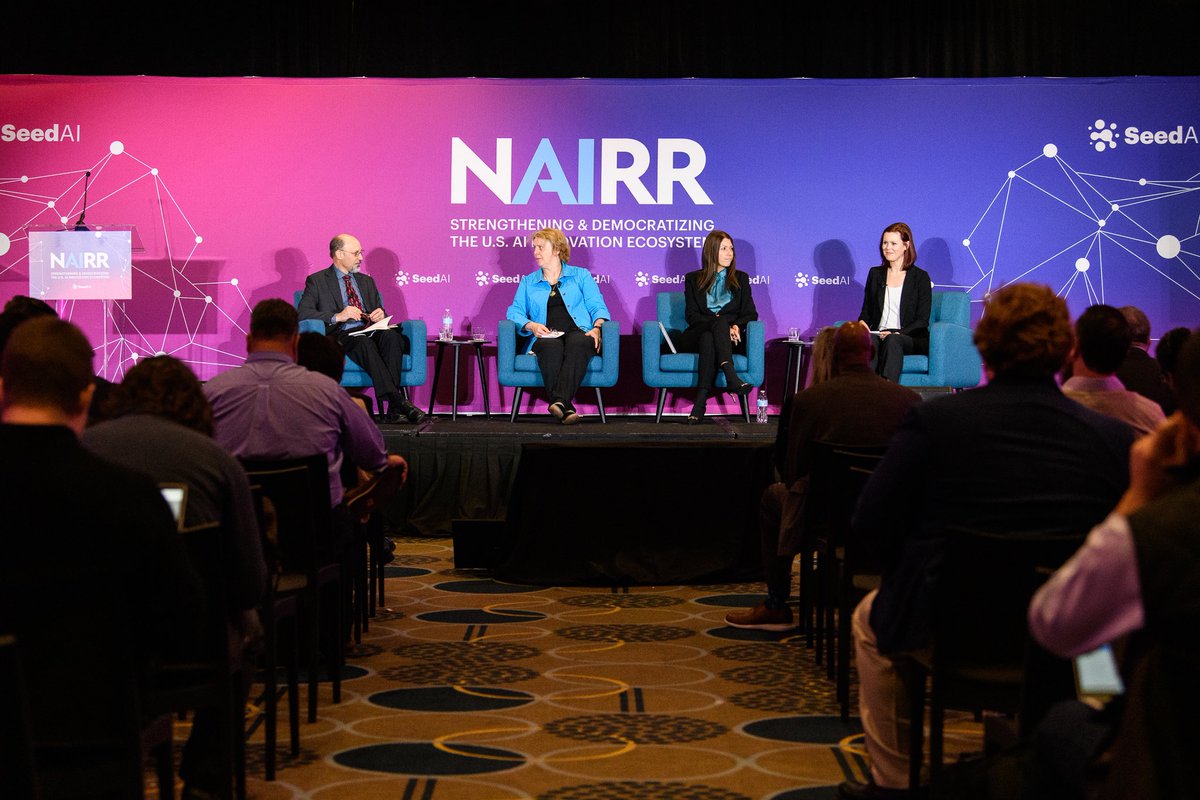 Full day marking the official beginning of the #NAIRR new phase, after 18 months of many meetings with the Taskforce, managed by the <a href="/NSF/">U.S. National Science Foundation</a>. Towards democratizing access to computing and AI resources to research and innovation and bringing diversity and inclusion to #AI in the US.