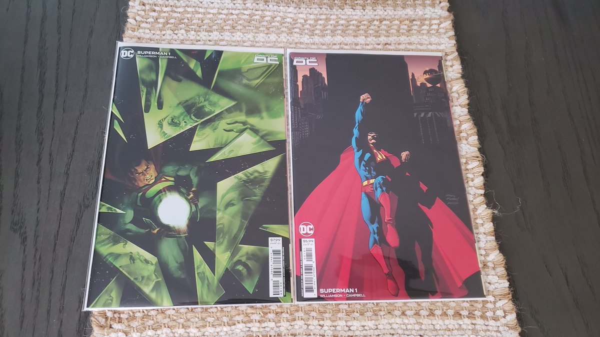 #MiColeccióndeComic #Dccomics #Superman #1 (2 portadas variantes una foil de la Zona Fantasma y otra de #AndyKubert .