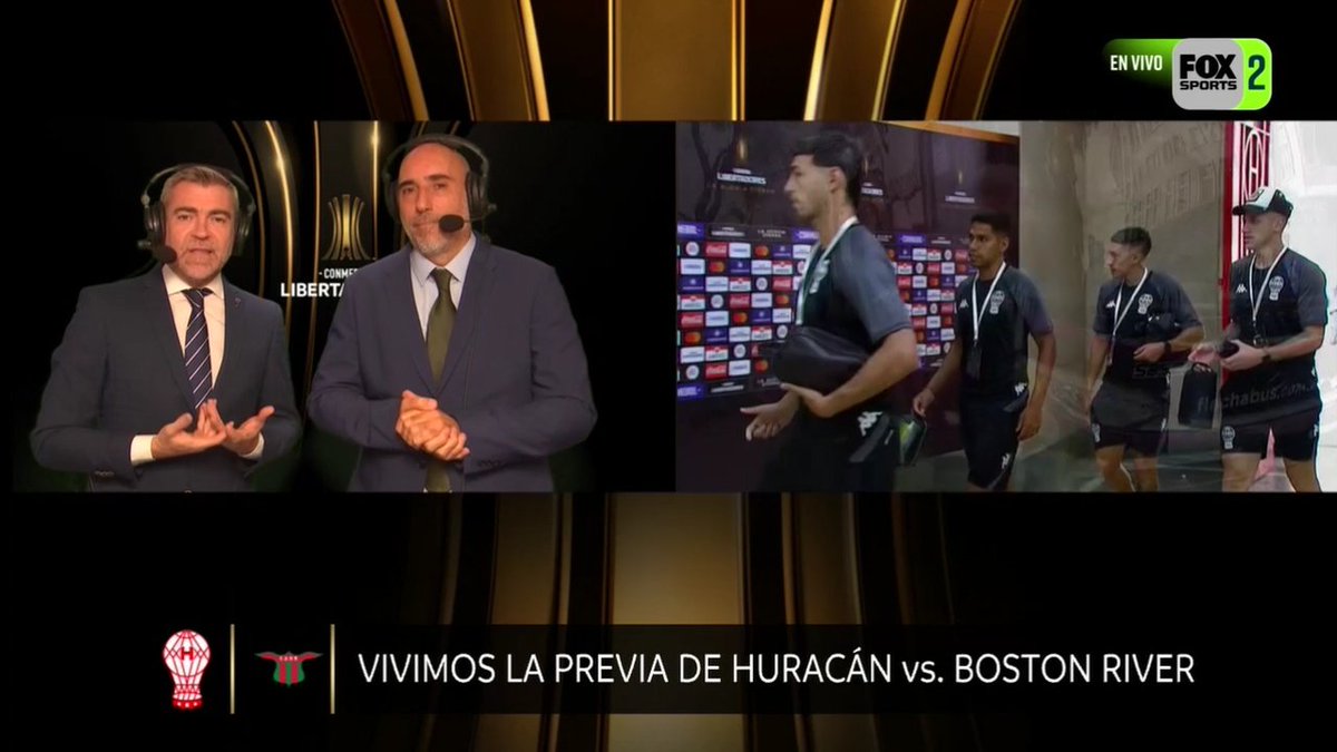 ⚽ #Libertadores | Desde estudios, <a href="/MiguelOsovi/">Miguel Osovi</a> y <a href="/hernandelorenzi/">Hernan E. De Lorenzi</a> ponen primera en la tarde del miércoles con la previa de Huracán - Boston River por FOX Sports 2 Argentina 🇦🇷