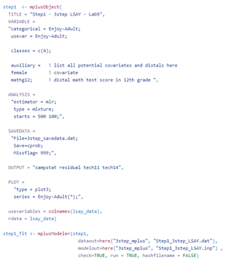 mm4dbers's tweet photo. Estimating latent class models using MplusAutomation allows for the careful study of solutions and keeps the multiple output files organized. Learn about it in our mixture modeling training https://t.co/FWxDRmchPV #MplusAutomation #rstats #Mplus #LatentClassAnalysis #rladies https://t.co/8o7jB0O1fg