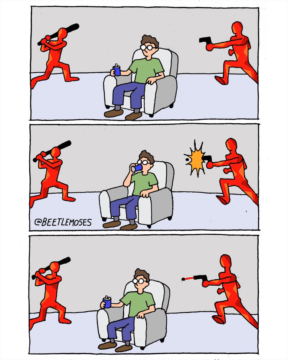 beetlemoses's tweet image. Me if I was in Superhot