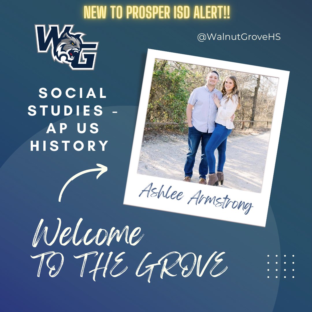 Walnut Grove High School on Twitter "We are excited to announce the