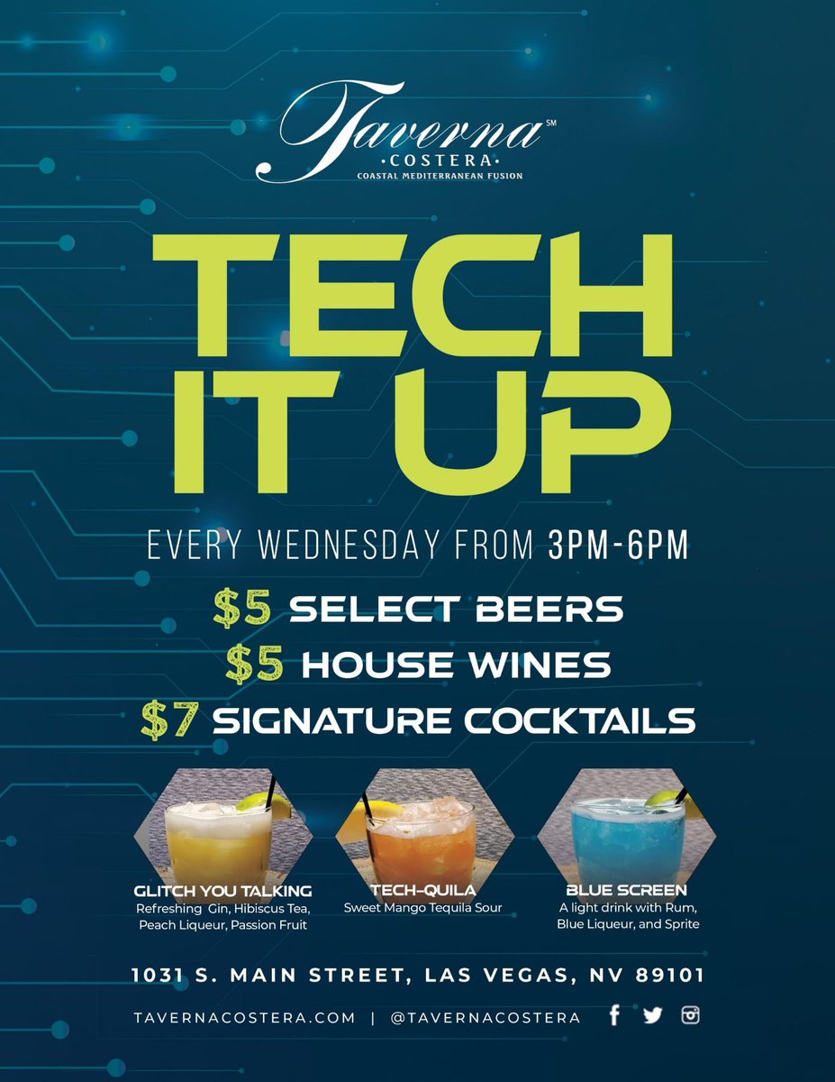 J₳mes (@cardanomint) on Twitter photo <a href="/TavernaCostera/">Taverna Costera</a> hang out in the world famous Las Vegas Arts District. Discounted drinks and hang with the tech scene. <a href="/TechAlleyEvents/">Tech Alley</a> <a href="/TavernaCostera/">Taverna Costera</a> hang out in the world famous Las Vegas Arts District. Discounted drinks and hang with the tech scene. <a href="/TechAlleyEvents/">Tech Alley</a>