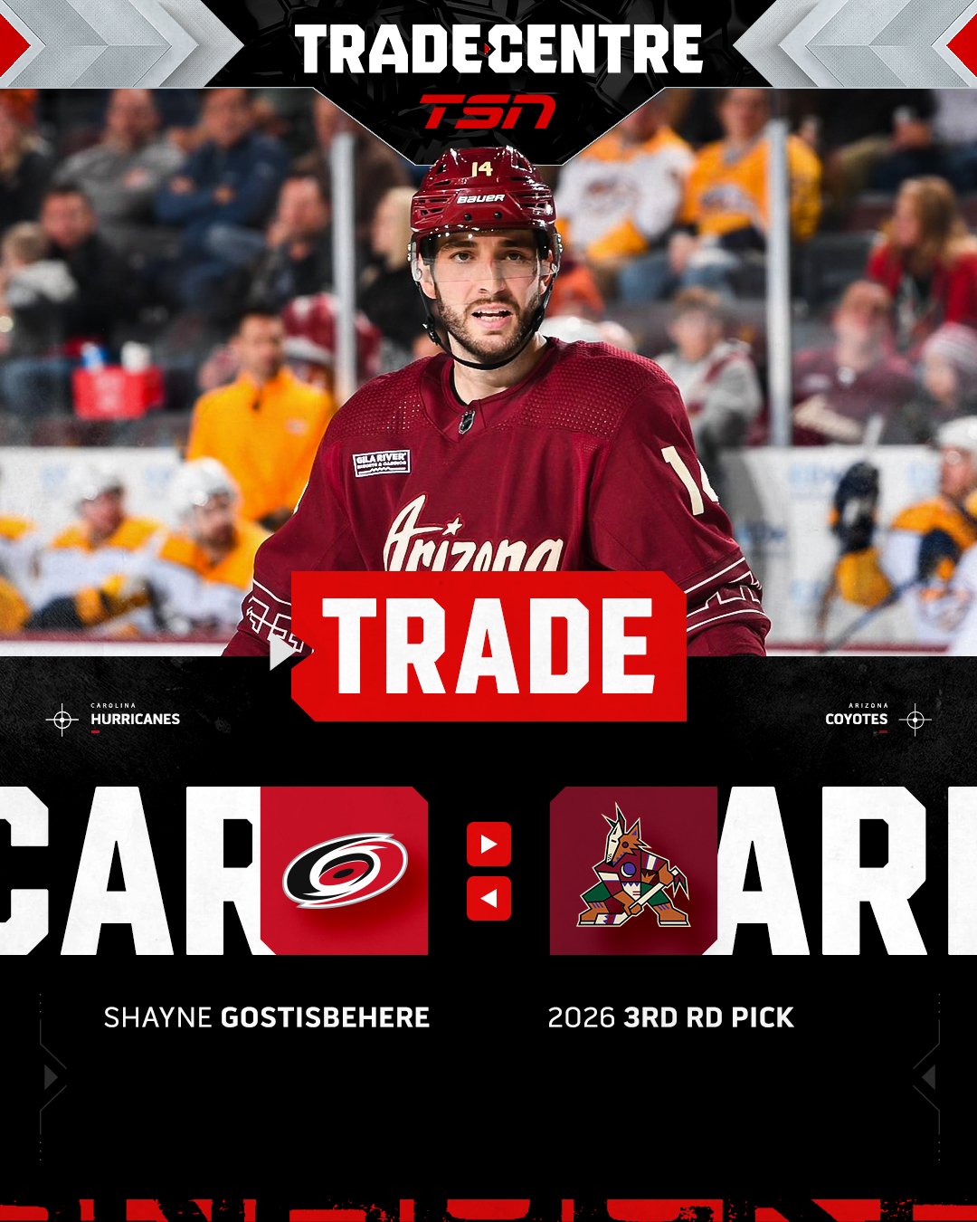 Hurricanes acquire Shayne Gostisbehere from Coyotes