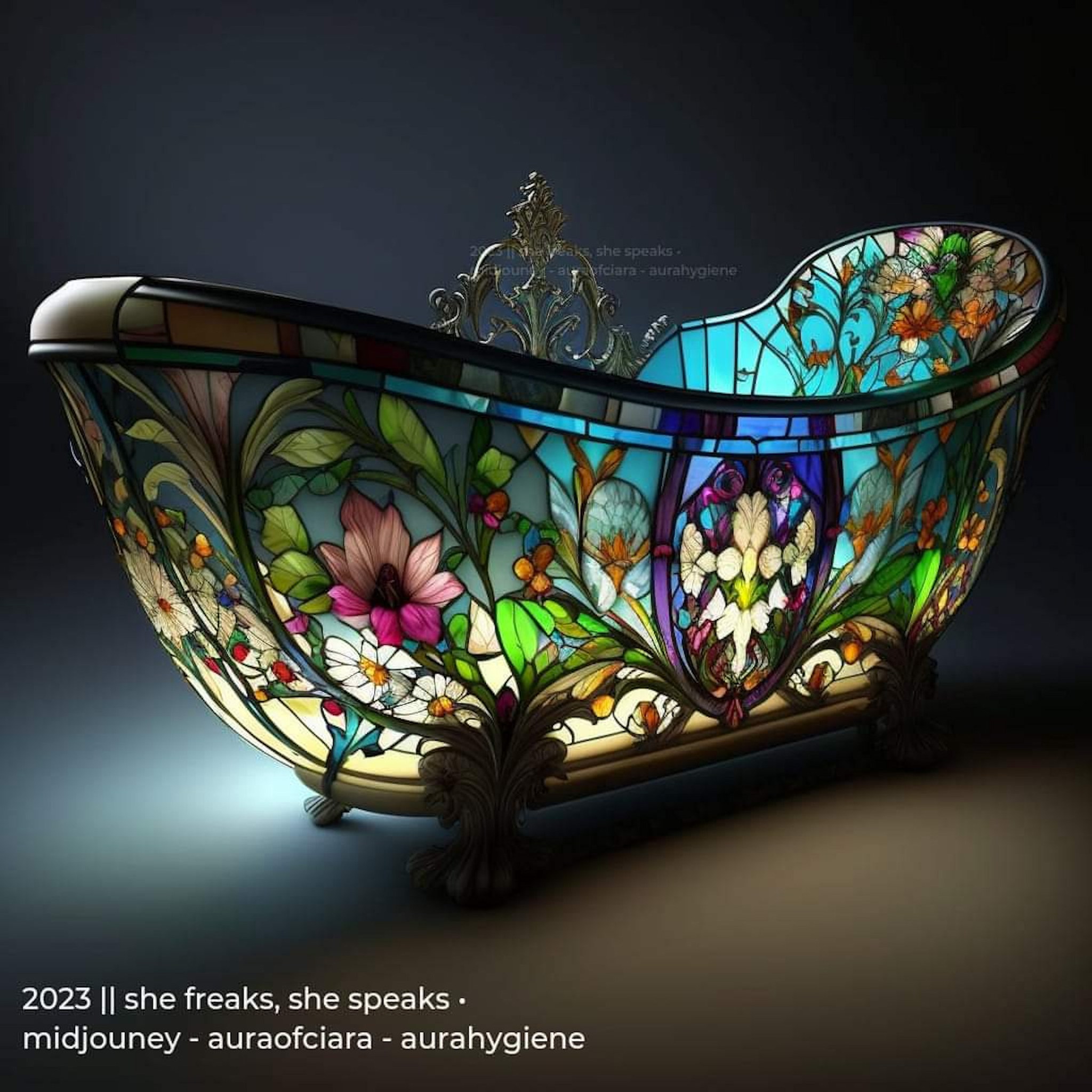 松本 梓 on Twitter "RT Steampunk_T Stained Glass Bathtub by She Freaks