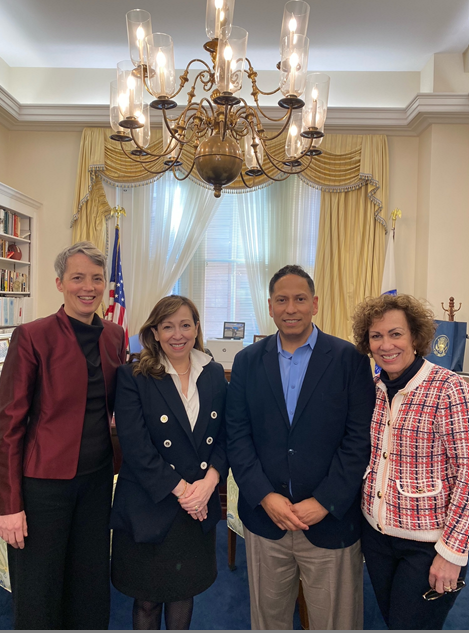 I joined with Deans <a href="/Sarah_Szanton/">Sarah Szanton</a> and <a href="/VUDeanJeffries/">Pam Jeffries</a> on the Hill today to discuss how our country benefits from having #nurses serving as White House Fellows and how schools of nursing can encourage more nurses to pursue this path towards advancing health equity