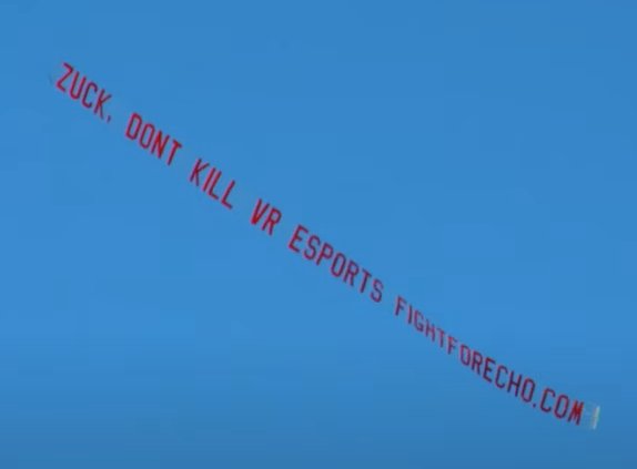 francescoc1989's tweet photo. Save Echo! Don't kill the first real VR community!
Bring the protest up to the sky!
#meta #metaverse #virtualreality #saveechovr #tech #vr #mr #gaming #community
@Meta
@oculusgaming
@MetaQuestVR
@boztank
@ID_AA_Carmack
@RAD_Studios
@FIGHT_FOR_ECHO
@Thrilluwu
@FoxNews
@Forbes https://t.co/Wbi4XFI4tY