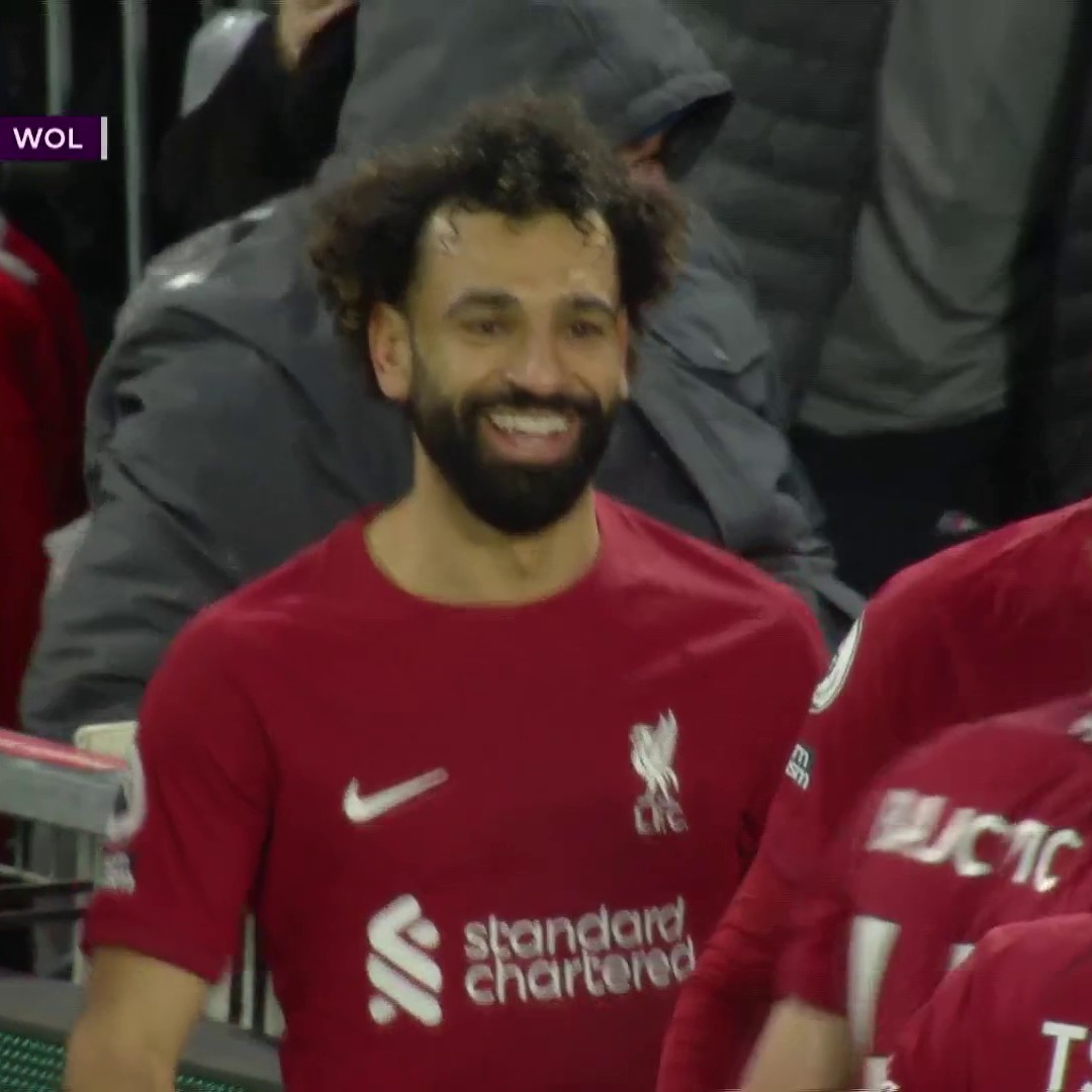 Pristine passing leads to a Salah GOAL!

Liverpool win 2-0.

#MyPLMorning | #LIVWOL
📺: @Peacock”
