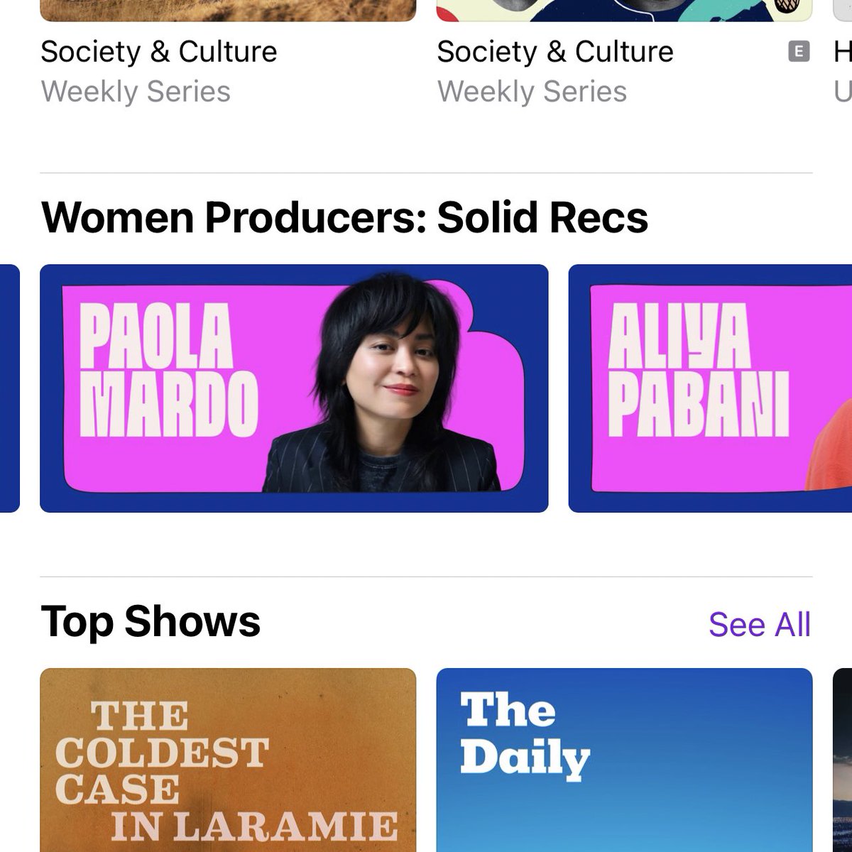 Hey it’s <a href="/paolamardo/">Paola Mardo</a> featured on Apple Podcasts 👀🔥