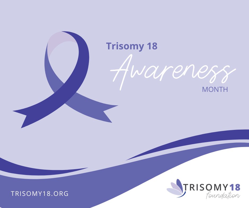 March is #trisomyawarenessmonth. This month, your experiences, your children's stories, and your support matter more than ever. Visit trisomy18.org for more information, share your story in the comments, and reshare our posts this month to raise awareness.