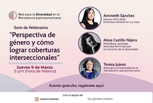 poderosaschicas's tweet image. 🟣 Aprende nuevas formas de contar historias con perspectiva de #género y a lograr coberturas interseccionales en este webinario con las periodistas @aminetth @alexaliveandjoy y @tuyteresa 
 
📆 Jueves 9 de marzo
📇 Registrate: shorturl.at/bzEGN
✍🏾 Organiza: @RedipeLatam