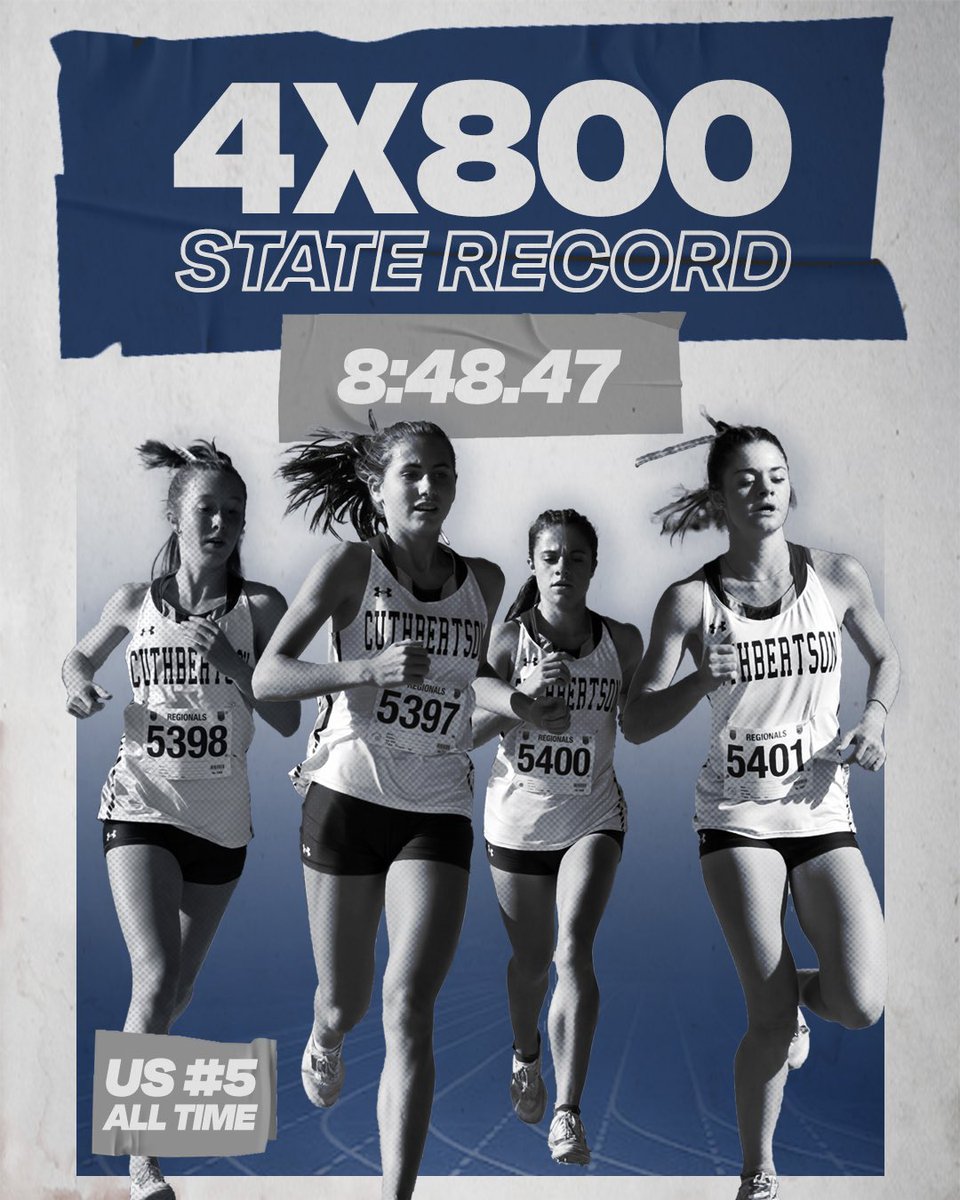 💥NC STATE RECORD: 4x800 RELAY💥

Justine➡️Stella➡️Charlotte➡️Alyssa run 8:48.47, an NC State Record and US #5 All-Time. Great tune-up for Boston, ladies!! <a href="/cuttytrack/">Dustin Allen</a>