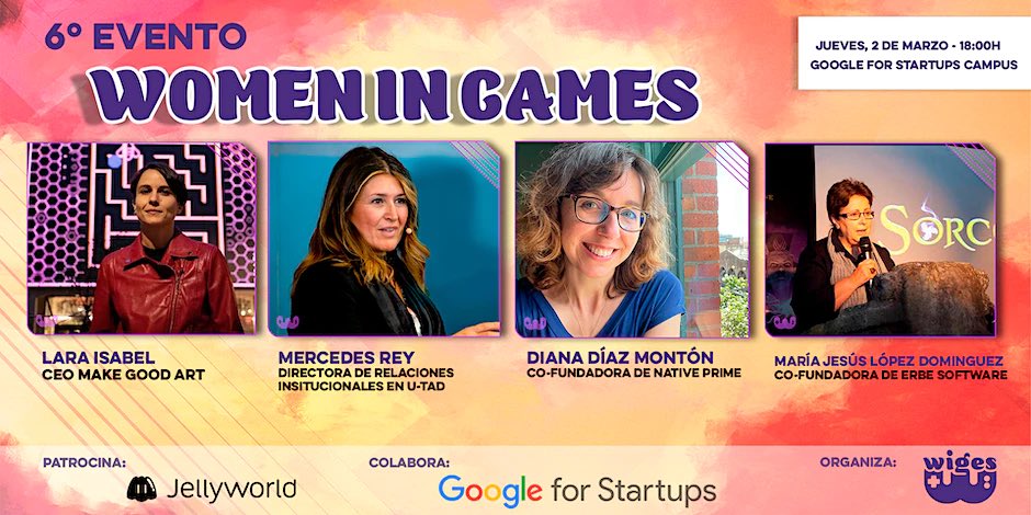 maloria's tweet photo. 👇👇👇👇
I'll be talking about #gameloc (no surprises there) tomorrow at the 6th Women in Games event.
18h @ Google for Startups
@mujeresenjuegos https://t.co/zoVEA1kjCN