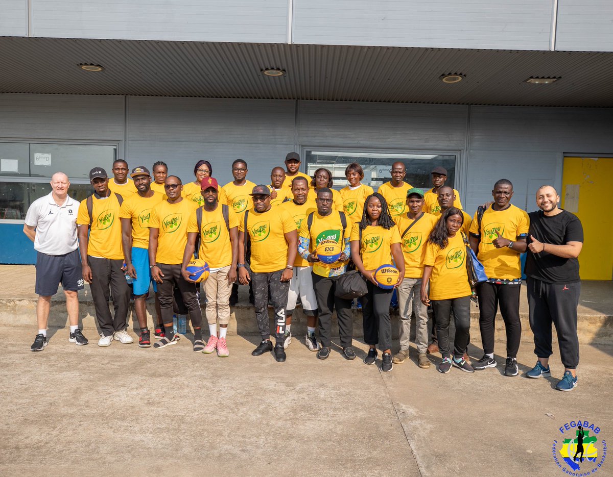Fédération Gabonaise de Basket-ball (@fegabab) on Twitter photo 🏀🏀 COACHS ET ARBITRES À L’ÉCOLE DU 3X3 🏀🏀
LES ARBITRES ET ENTRAÎNEURS GABONAIS EN FORMATION SUR LES SPÉCIFICITÉS DU 3X3 PAR DES EXPERTS VENUS DE FRANCE 🇫🇷🏀🏀🏀
<a href="/ffbasketball/">Fédération Française de BasketBall</a>
<a href="/ondscofficiel/">Office Sport et Culture Gabon</a>
<a href="/SportGOUVGA/">Ministère de la Jeunesse, et des Sports</a>
<a href="/ltcgabon/">LTC Cité Mobile</a> 🏀🏀 COACHS ET ARBITRES À L’ÉCOLE DU 3X3 🏀🏀
LES ARBITRES ET ENTRAÎNEURS GABONAIS EN FORMATION SUR LES SPÉCIFICITÉS DU 3X3 PAR DES EXPERTS VENUS DE FRANCE 🇫🇷🏀🏀🏀
<a href="/ffbasketball/">Fédération Française de BasketBall</a>
<a href="/ondscofficiel/">Office Sport et Culture Gabon</a>
<a href="/SportGOUVGA/">Ministère de la Jeunesse, et des Sports</a>
<a href="/ltcgabon/">LTC Cité Mobile</a>