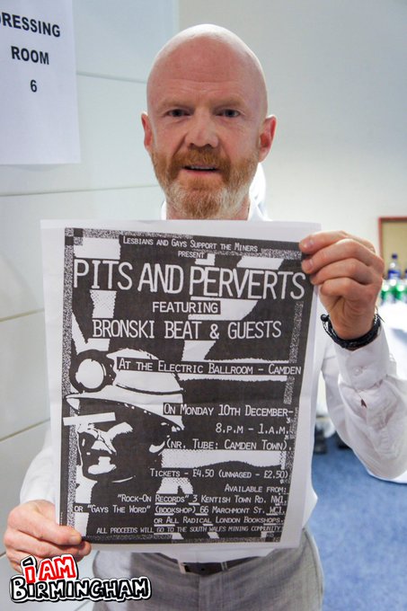 LGSM (@lgsmpride) on Twitter photo Here, @JimmySomerville snapped holding the graphic of the poster produced to promote the 10 December 1984 Pits & Perverts Ball. The poster was designed by <a href="/KevinFranklinA1/">Kevin Franklin Art</a> and donated to us free. Kevin - we owe you, big time.
<a href="/PrideMovieUK/">Pride Movie</a> Here, @JimmySomerville snapped holding the graphic of the poster produced to promote the 10 December 1984 Pits & Perverts Ball. The poster was designed by <a href="/KevinFranklinA1/">Kevin Franklin Art</a> and donated to us free. Kevin - we owe you, big time.
<a href="/PrideMovieUK/">Pride Movie</a>