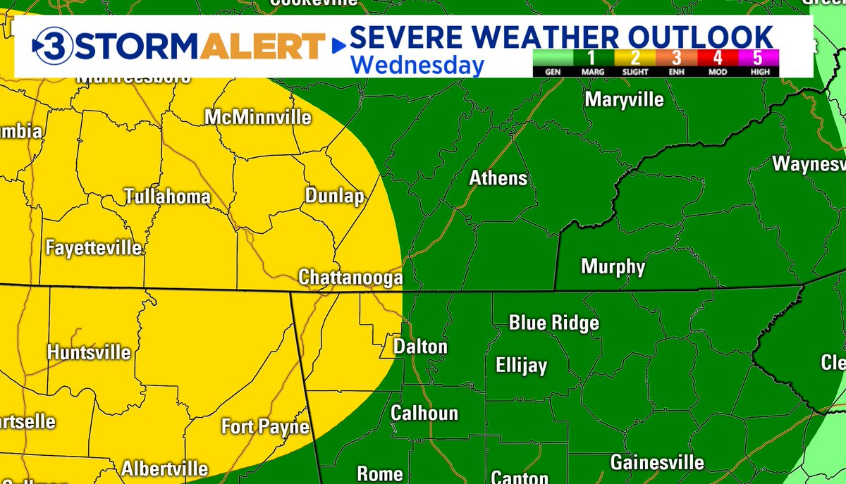Local3Thunder on Twitter "Strong to severe storms will move through the Tennessee Valley