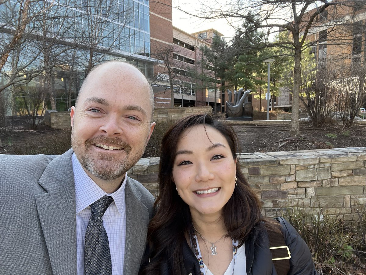 Terrific visit today <a href="/uvaurology/">UVA Urology</a>. Thanks to Dr. Ryan Smith for being a wonderful host and providing 5-star accommodations. Also thanks to Dr. Fionna Sun for <a href="/UVA/">UVA</a> campus tour and research discussion. Thanks for your interest in <a href="/michigan_open/">OPEN</a> Michigan-OPEN.org