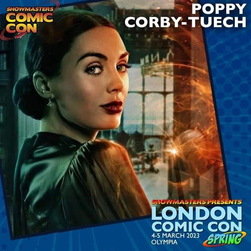 EuroConNet's tweet photo. GUEST ANNOUNCEMENT #LondonFilmAndComicConSpring #Showmasters #PoppyCorbyTuech #FantasticBeasts
London, UK
4 - 5 March 2023
https://t.co/s2oOHzOKbJ https://t.co/stUII29REs