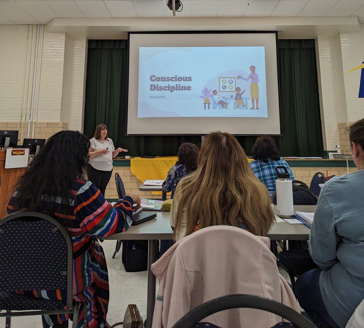 robbins_fcps's tweet photo. Kicking off professional learning to build understanding of 'social emotional learning, school culture and discipline' through @ConciousDiscipline 
#ecefcps https://t.co/9zVy7d7OCP