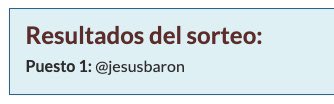 Tenemos ganador del sorteo de nuestro último directo en YouTube! Enhorabuena <a href="/jesusbaron/">jesusbaron</a>, te escribimos por privado para pedirte tus datos y mandarte tu Huawei Band 6! No os perdáis nuestros próximos vídeos, que tendremos más regalitos! 😄