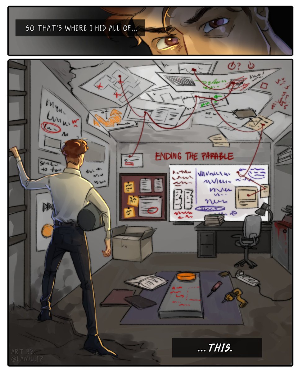 "Ending the Parable" (1/?)

An interactive fan comic about Stanley setting himself free. #thestanleyparable 