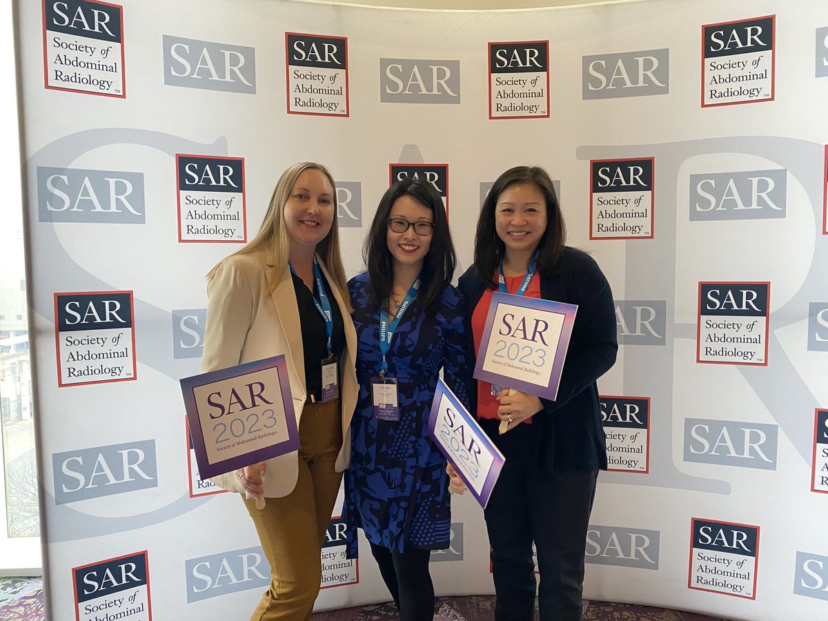 Great to meet up with some of the ⁦@canadaradwomen⁩ ⁦⁦@UBC_Radiology⁩, ⁦@WendyTuMD⁩ ⁦U of A and ⁦@radagatha⁩ U of Calgary at #SAR2023 ⁦@SocietyAbdRad⁩