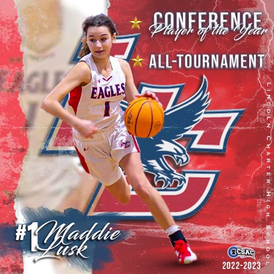 Congratulations to <a href="/maddieluskk/">Maddie Lusk</a> senior co-captain, for being named conference player of the year and all-tournament‼️