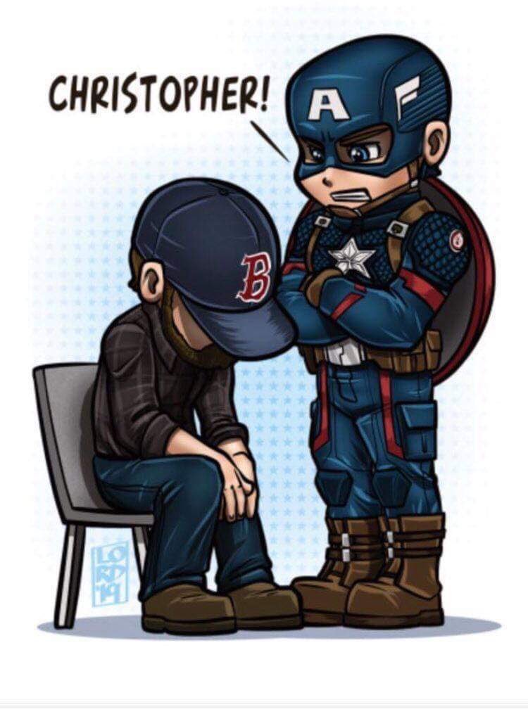 Rainyhort1's tweet photo. #ThrowbackTweetThursday To  when @ChrisEvans dropped the F-bomb at Ace Comic Con.☺️ I loved his reaction and Cheadle  &amp; Renners. Chris just casually let's it slip out. 😏I 💙 You #ChrisEvans You goofy dork. #Language https://t.co/rriqXThwsY
