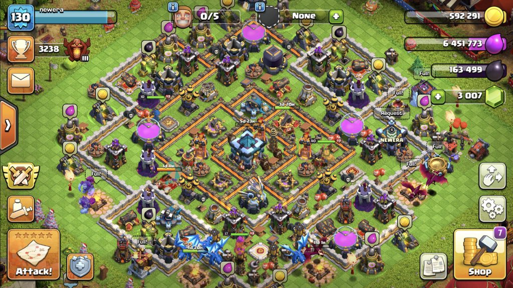 Era_hon's tweet image. My home 🏠🥰😍#cocbase