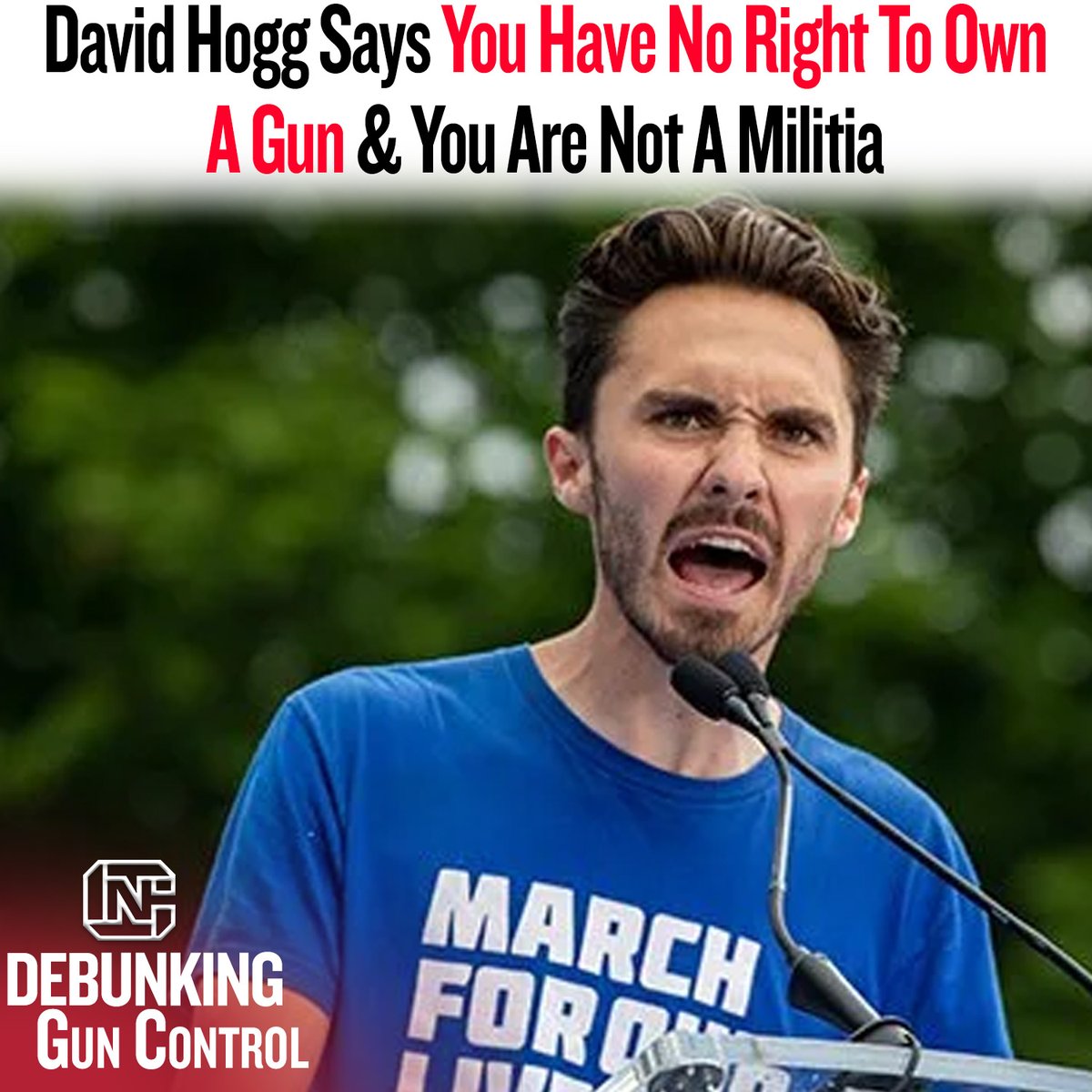 MrColionNoir's tweet photo. Hey, @davidhogg111  It says the People. Not the government. The People. Not dogs and cats. The People.

So unless you're now identifying as a non-binary, cis-gendered dodo bird, you, I, and the rest of the people have a right to own a gun.

Video: https://t.co/EaxdNrBELX
. https://t.co/eX2yJvOm8r