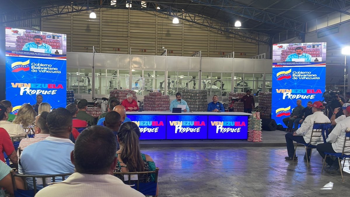 Pdte <a href="/NicolasMaduro/">Nicolás Maduro</a> : Venezuela no puede volver a ser agricultura de puertos, debemos empeñarnos en lograr en ser soberano e independientes de todos los alimentos que se necesitan.