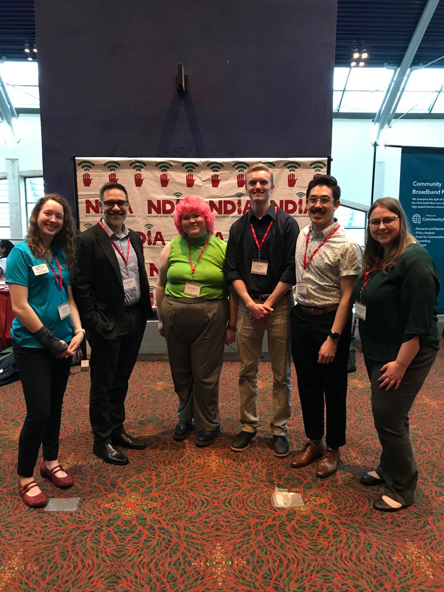 pcrd's tweet photo. #WhereIsPCRD? At the 2023 @netinclusion conference in San Antonio, TX of course!! Our digital fellows are representing their regions/agencies, @LeadForAmerica_, and @ServeIndiana. We can't forget about our staff @robertoge and @Cheyannewg https://t.co/izHr8lDoE7