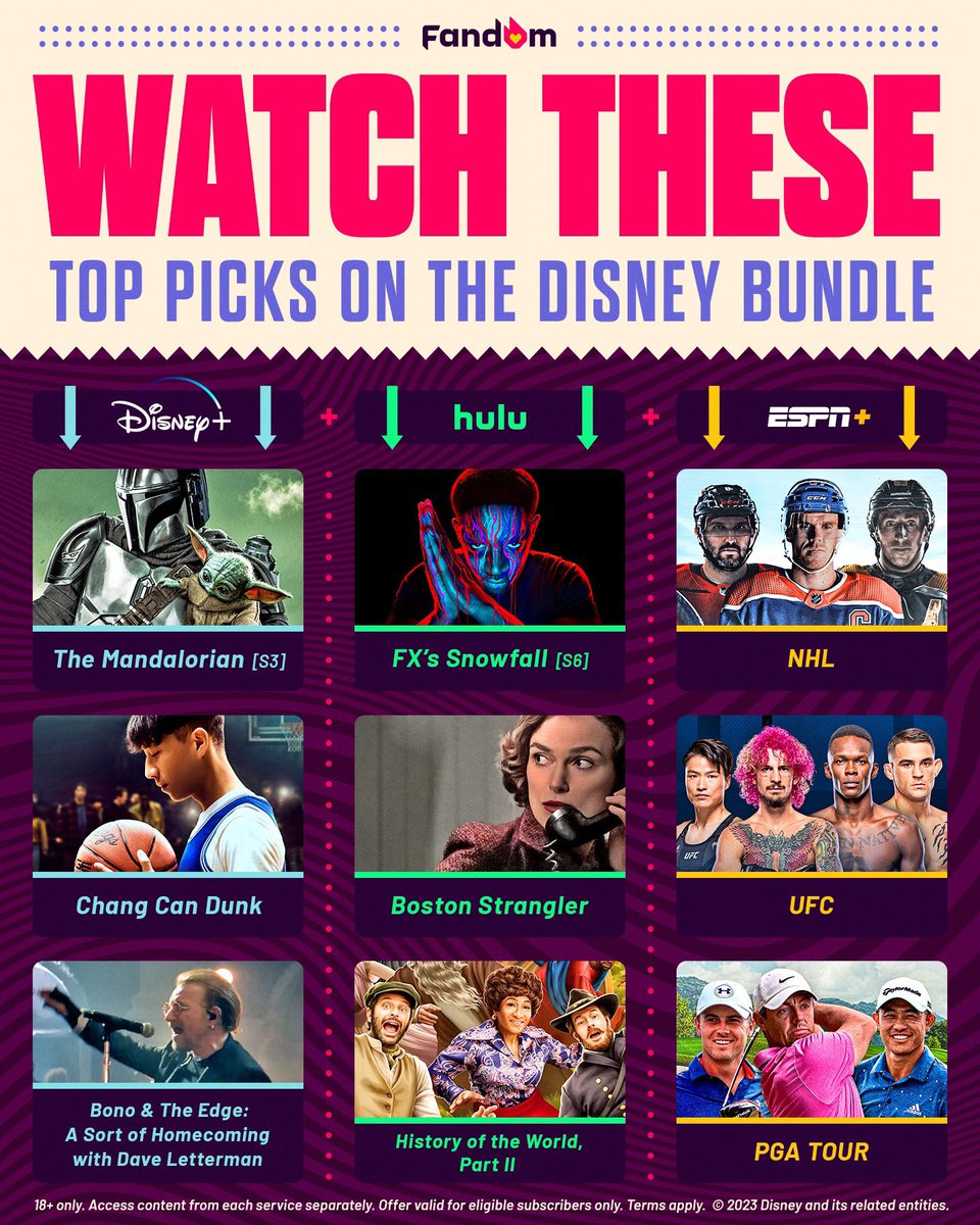 The Disney Bundle, where you’ll find all the heart-racing action and breathtaking moments you can't miss

(🤝 <a href="/DisneyPlus/">Disney+</a>)