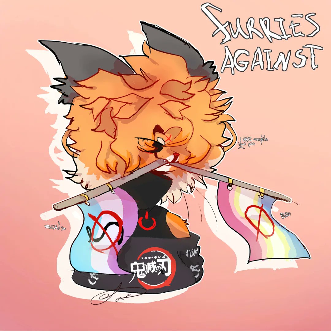 Axxiekuibye's tweet photo. Furries against
I hate zoos and pedo
If u don't like furries Thats ur chose and i respecte it :> π
.
#savefurries #support #supportfurry #supportfurries #furry #nomorebadfurries #nomorezoophiles #nomorepedofurry #artfurry #artfurries #supportgoodfurries https://t.co/fqpaTMQPJK