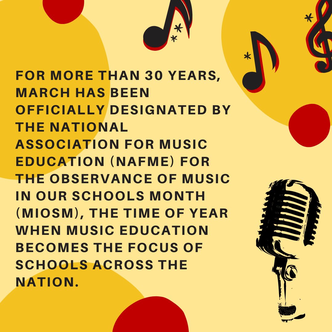 gmms_band's tweet image. Happy #MIOSM! 🎉 🎶 Check out how @GovMifflinMS will be celebrating during March! Follow along on our Instagram (@gmms_music) for more information! 🎺🎤  #MusicLivesHere #MifflinSD #MusicIsAllOfUs