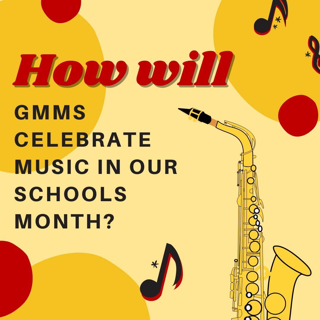 gmms_band's tweet image. Happy #MIOSM! 🎉 🎶 Check out how @GovMifflinMS will be celebrating during March! Follow along on our Instagram (@gmms_music) for more information! 🎺🎤  #MusicLivesHere #MifflinSD #MusicIsAllOfUs