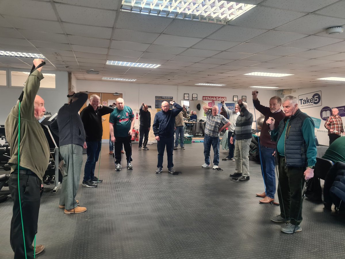 FitzoneThe's tweet photo. Another busy day at Fitzone 
#PhysicalActivity #carers https://t.co/S5N4cnQzV6