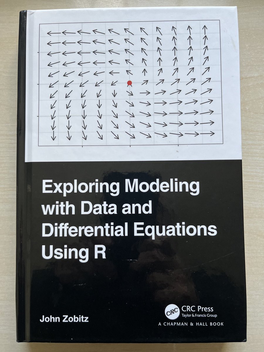 AMULETAnalytics's tweet image. I’m in heaven! Just received this new title all about the analysis of rate-of-change via differential equations with R and the #tidyverse … Excellent learning resource. ⁦⁦I’m eager to dig into this book. ⁦@CRCPress⁩ #datascience #rstats