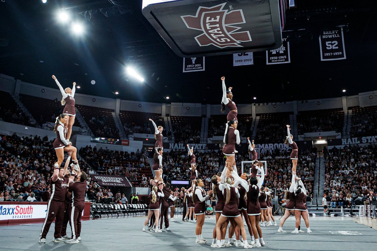 HailStateSpirit's tweet photo. Getting to perform in front of everyone inside The Hump last night was the greatest feeling! 

THANK YOU BULLDOG FANS

#HailState🐶 https://t.co/TncgMQ1HzE