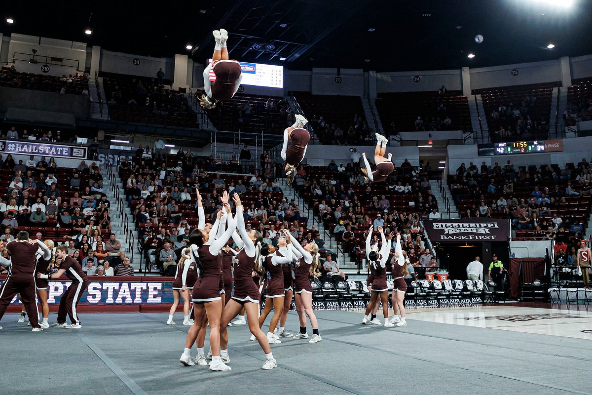 HailStateSpirit's tweet photo. Getting to perform in front of everyone inside The Hump last night was the greatest feeling! 

THANK YOU BULLDOG FANS

#HailState🐶 https://t.co/TncgMQ1HzE