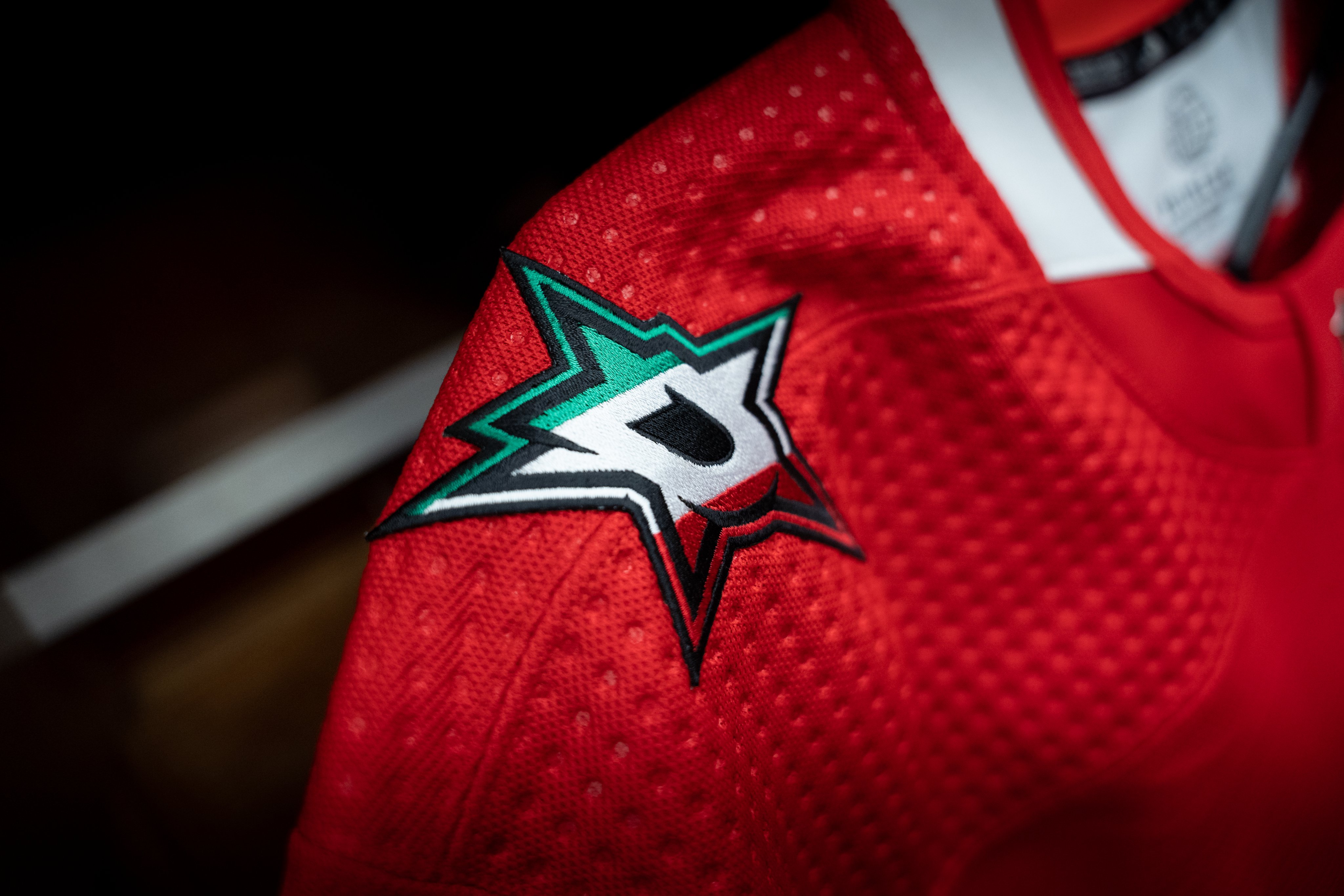 The Dallas Stars wore these Mexican themed jerseys for warm-ups