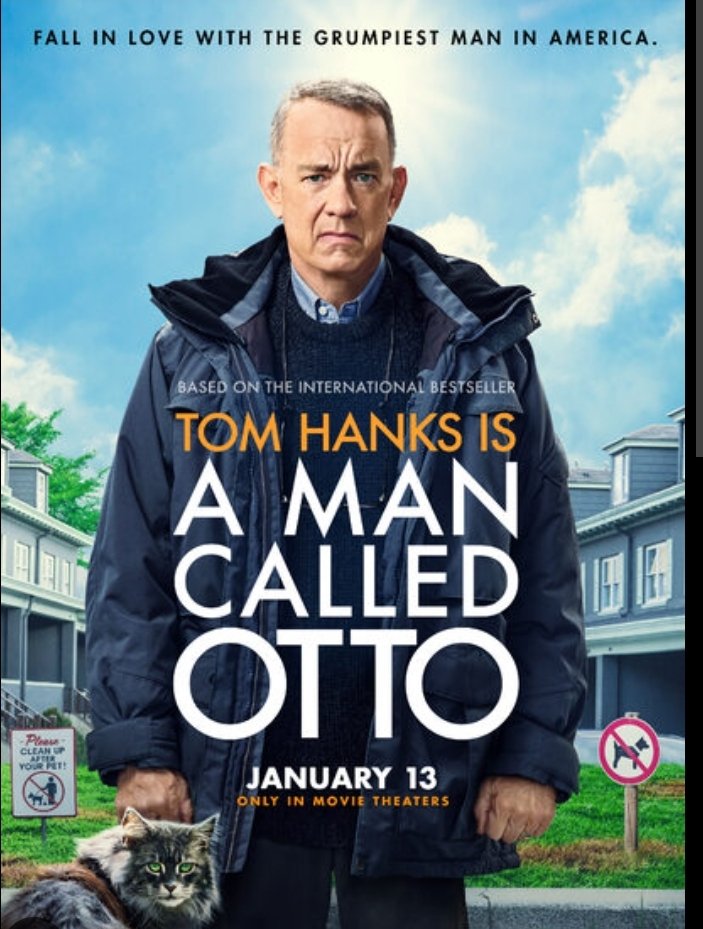 West_ovie's tweet photo. I must say though that after seeing "A Man Called Otto", I started to break down into tears feeling both happy and sad just how experiencing that movie became for me. That movie help me through with my bored moment &amp; I just love things how it shows that people care &amp; can care https://t.co/DkaM1ewsZd