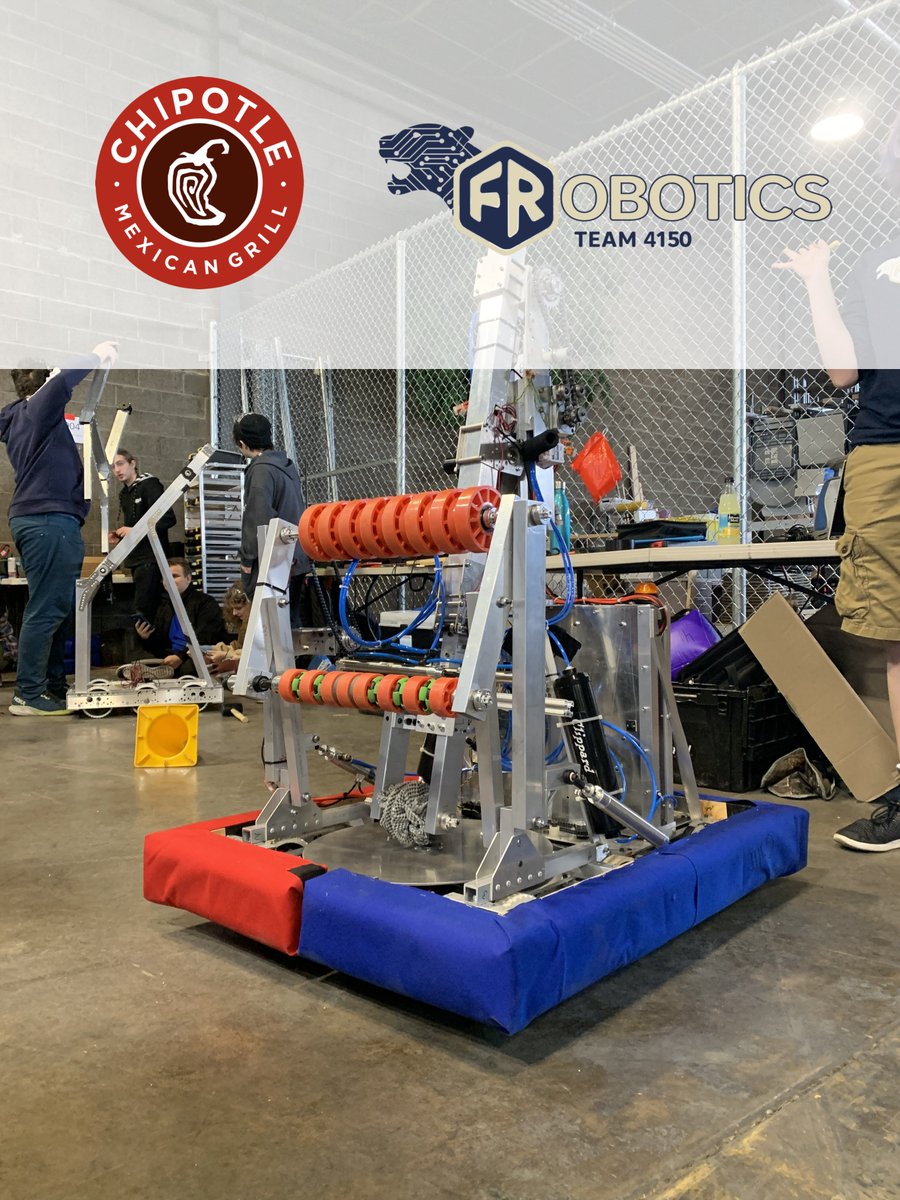 frobotics4150's tweet image. Chipotle Fundraiser!! 🤖🌶️ March 4th, 5pm to 9pm! Murrysville Chipotle, Be there or be square📦! Use code “3KAGL79” at checkout to support the team! #morethanrobots #omgrobots #chargedup