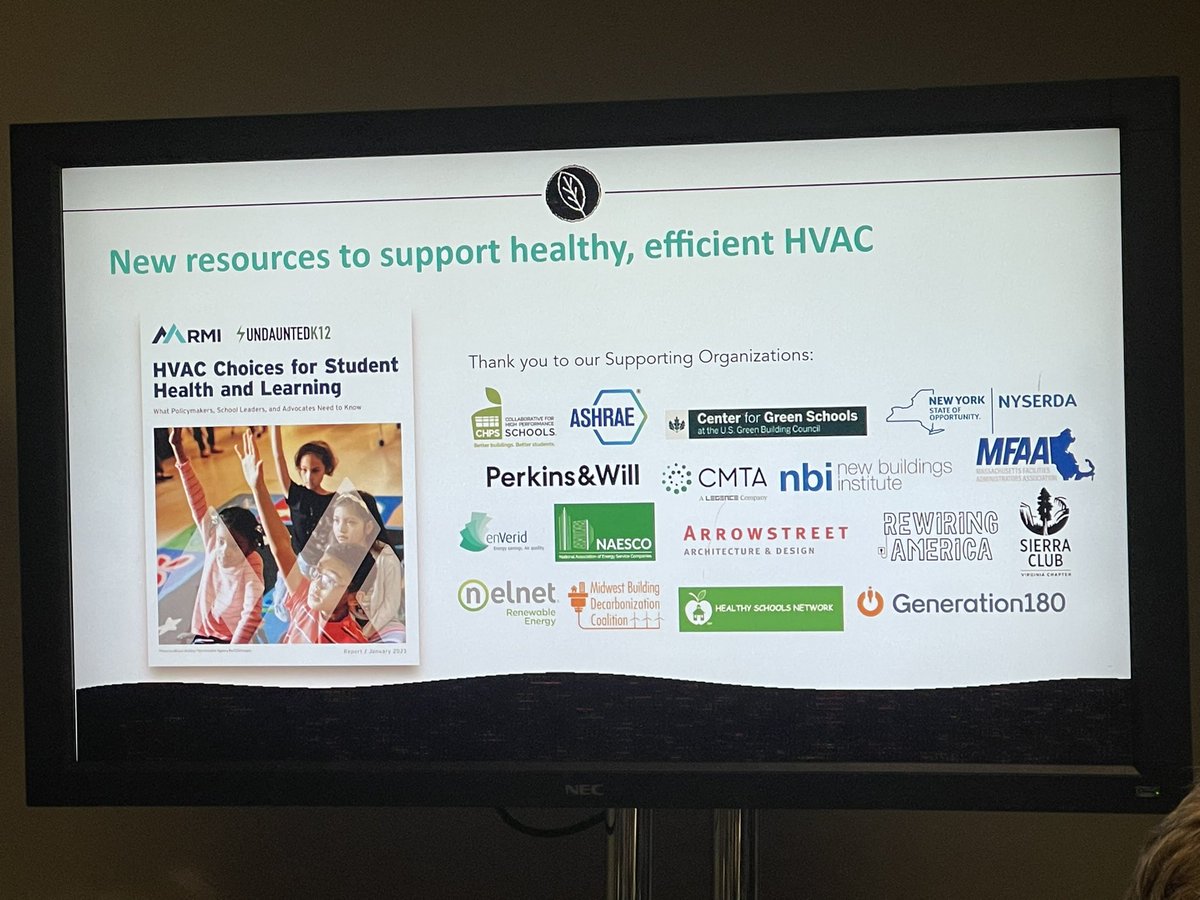 Inspired to be here at #GSC23 with @somedaysaras who presented to district leaders from across the country about opportunities in the #InflationReductionAct to support student health and learning -- and to finance decarbonization and resilience.