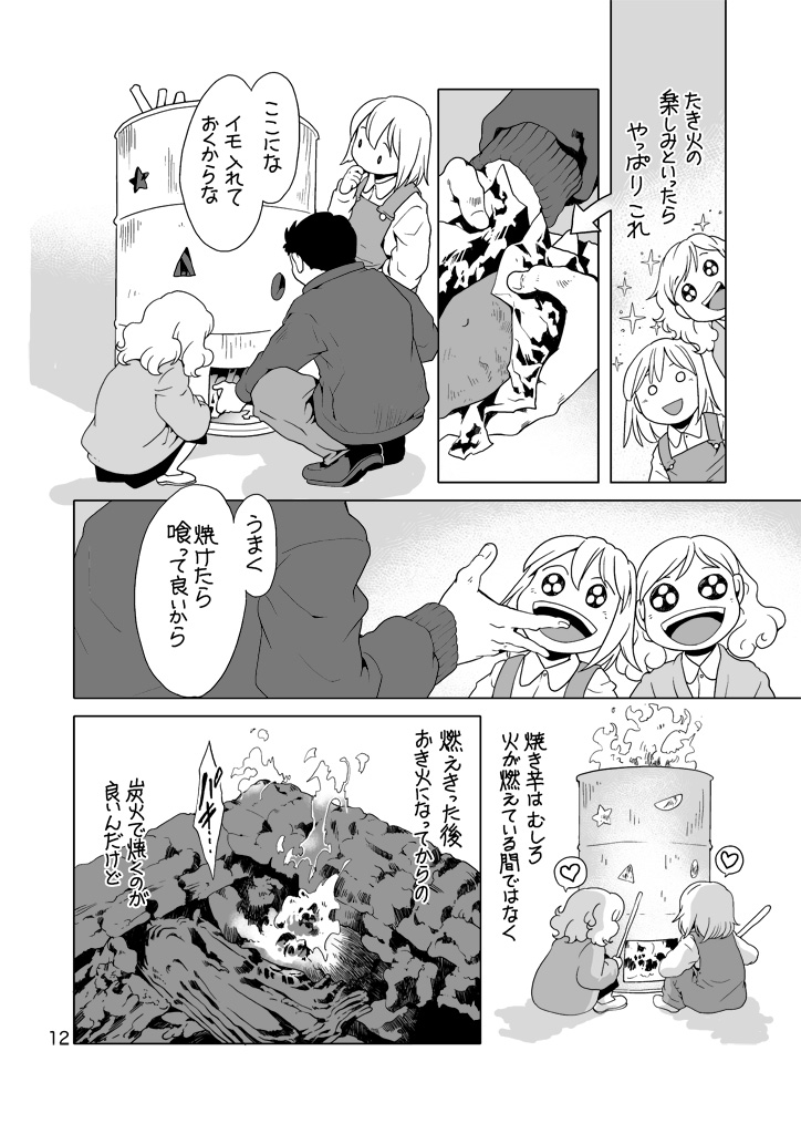 昔よく見たドラム缶での焚き火 

#漫画が読めるハッシュタグ
作者の火にまつわる思い出と火への想いを綴るテーマ・エッセイ漫画を多数の #電子書籍 ストアにて #BLIC出版 より配信開始。
#まるかふぇ電書 #ブリック出版 
「火を使う」
https://t.co/e0XWUPSdkH 