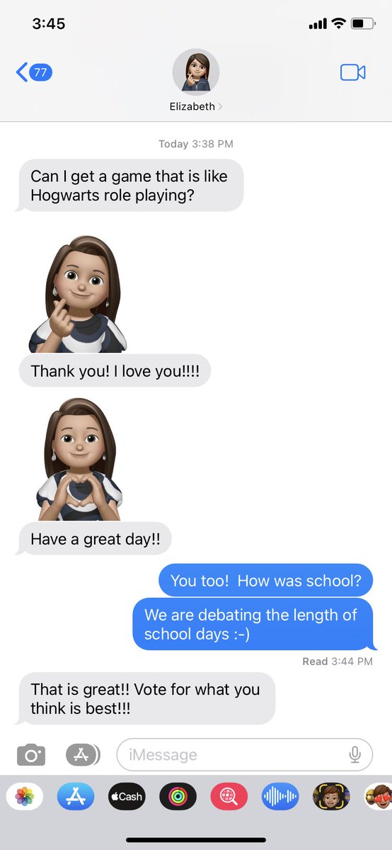 Currently in House Appropriations debating HB130 and amendments. 12yr old texted me…here’s our exchange.